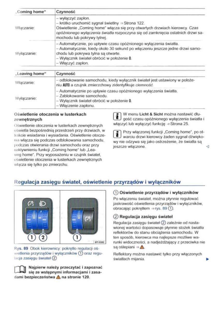 VW Sharan II 2 instrukcja obslugi / page 129