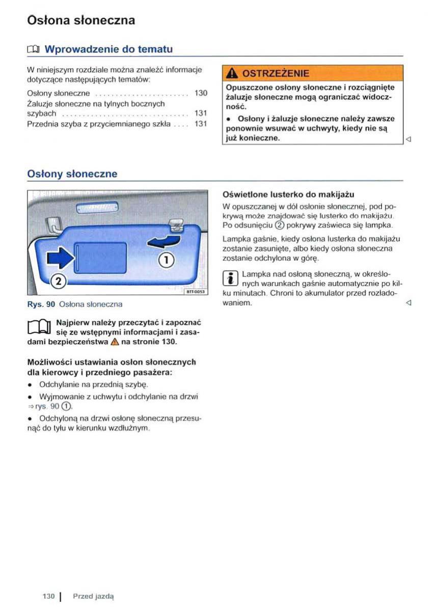 VW Sharan II 2 instrukcja obslugi / page 132