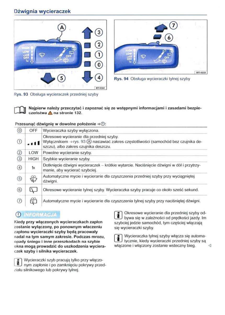 VW Sharan II 2 instrukcja obslugi / page 135