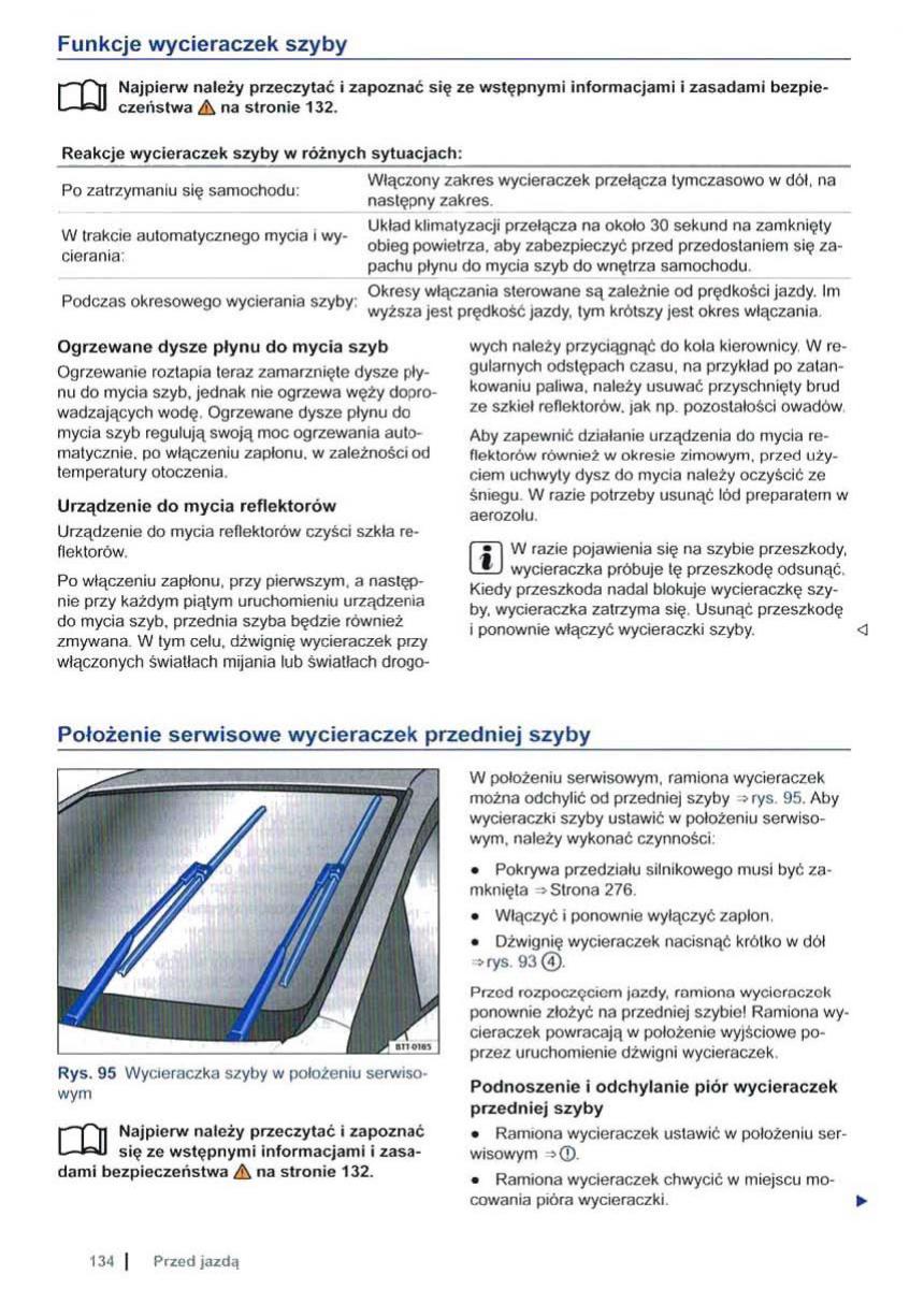 VW Sharan II 2 instrukcja obslugi / page 136