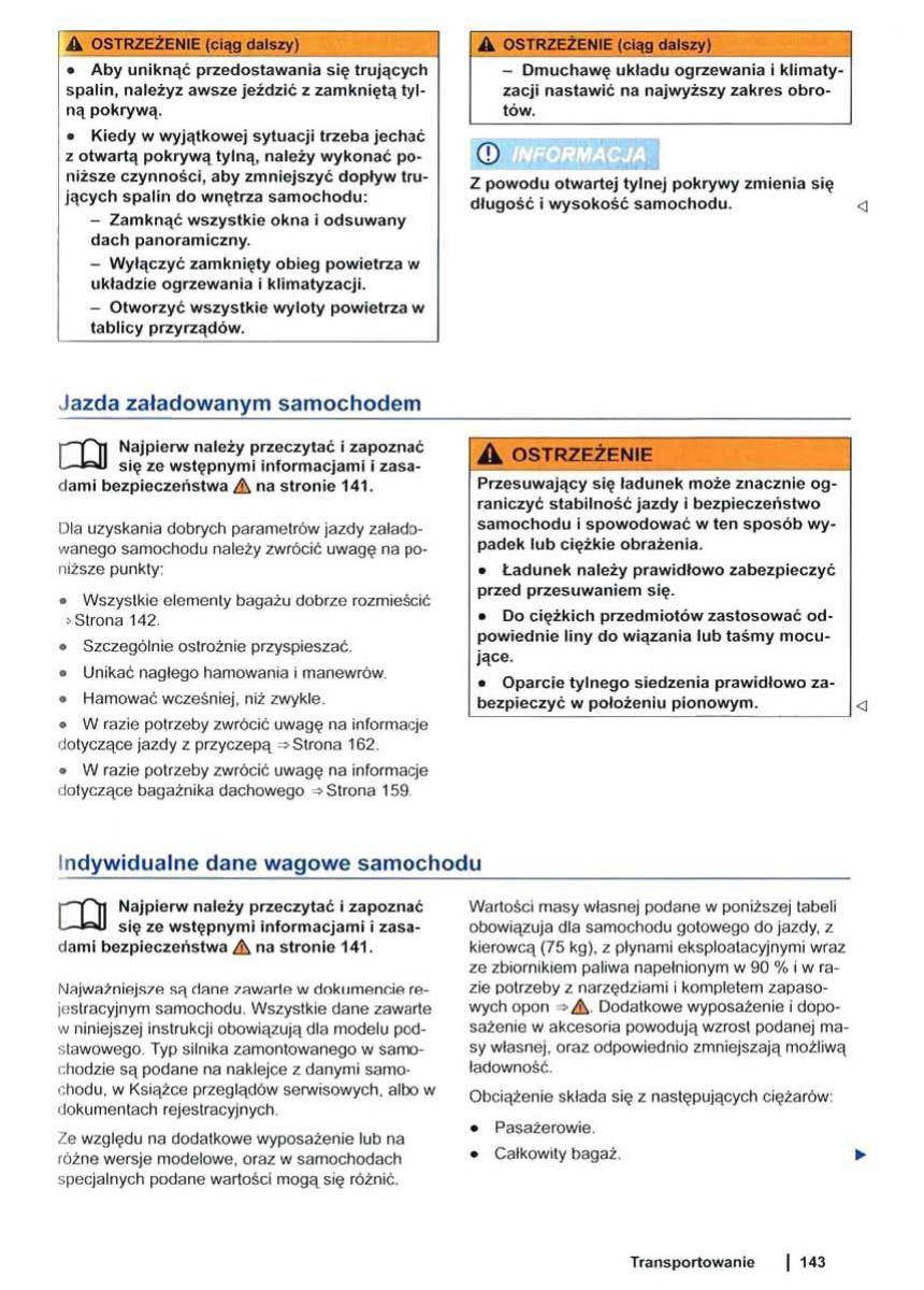 VW Sharan II 2 instrukcja obslugi / page 145