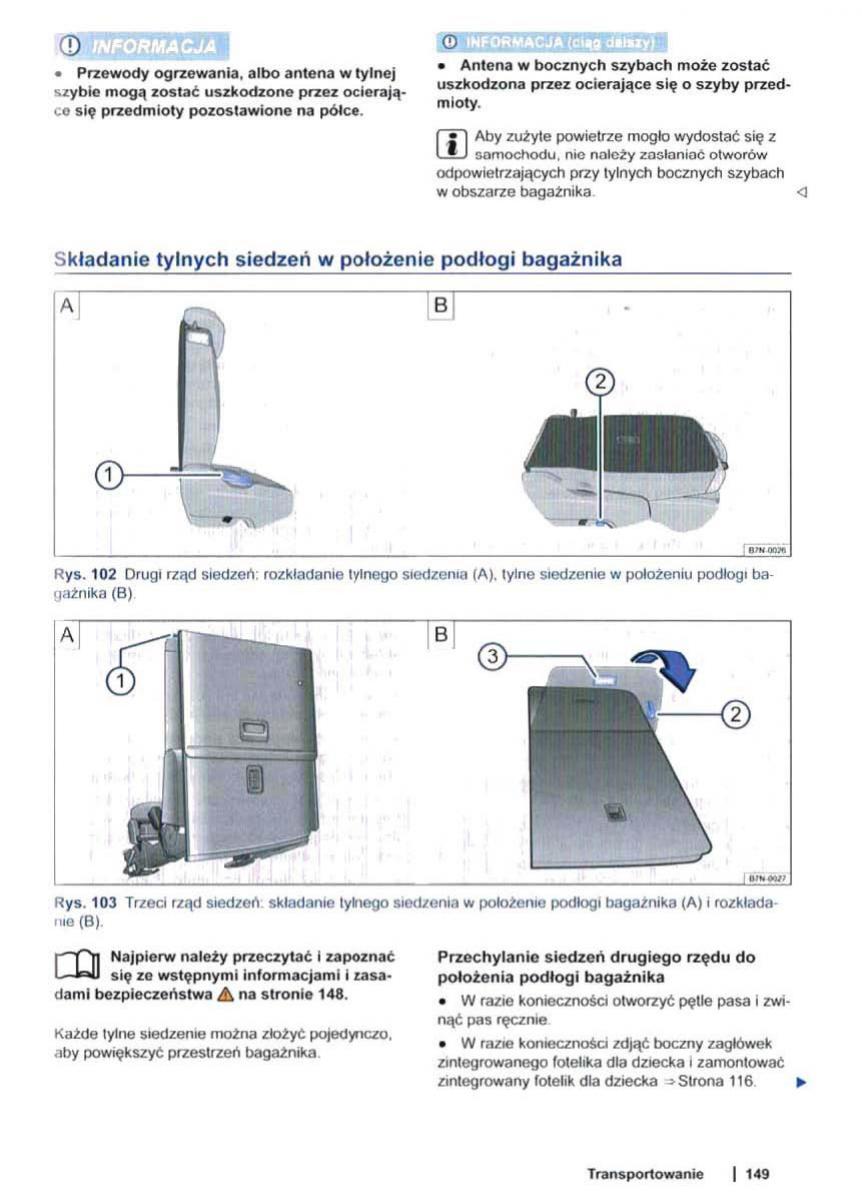 VW Sharan II 2 instrukcja obslugi / page 151