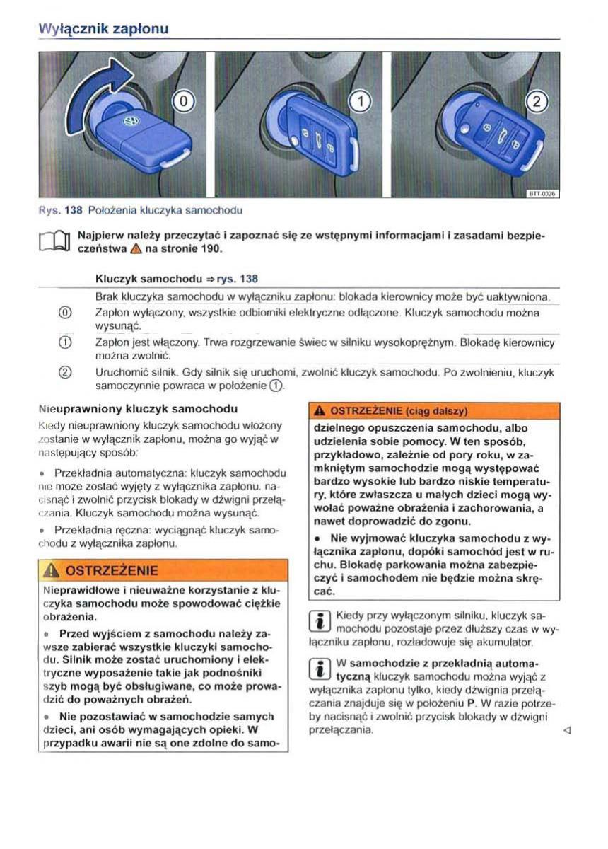 VW Sharan II 2 instrukcja obslugi / page 193