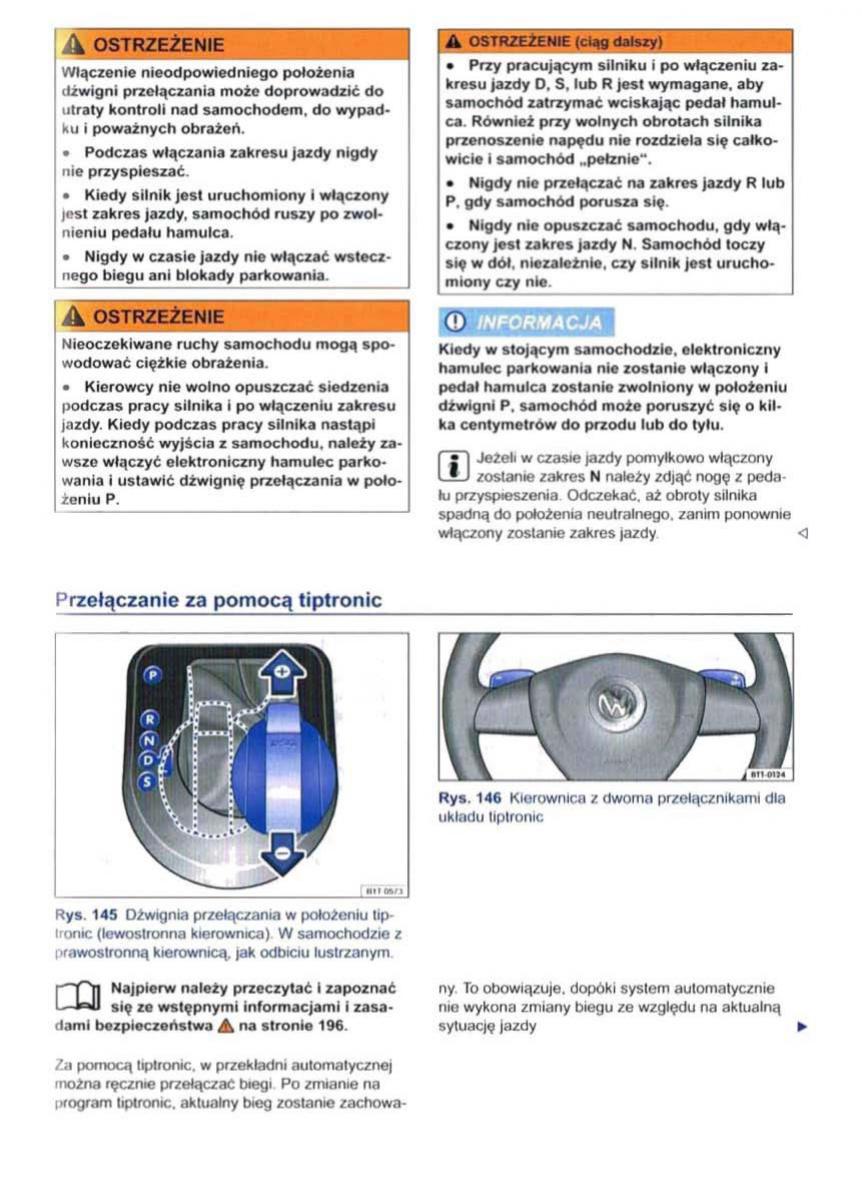 VW Sharan II 2 instrukcja obslugi / page 203