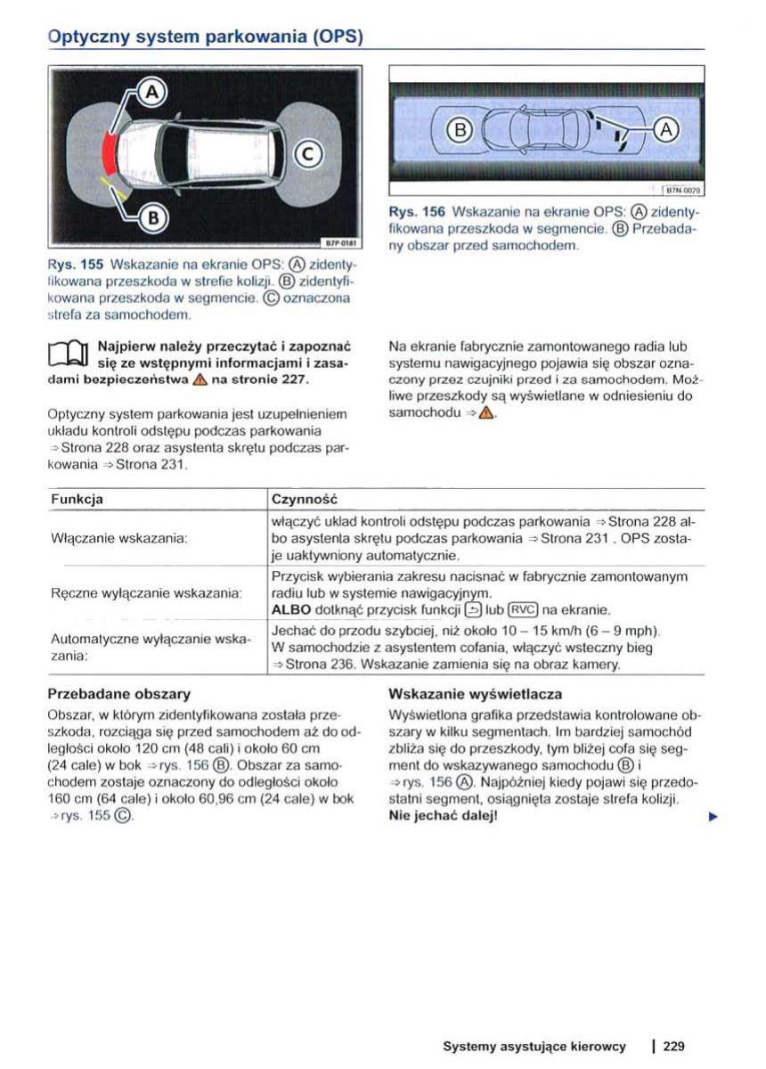 VW Sharan II 2 instrukcja obslugi / page 231