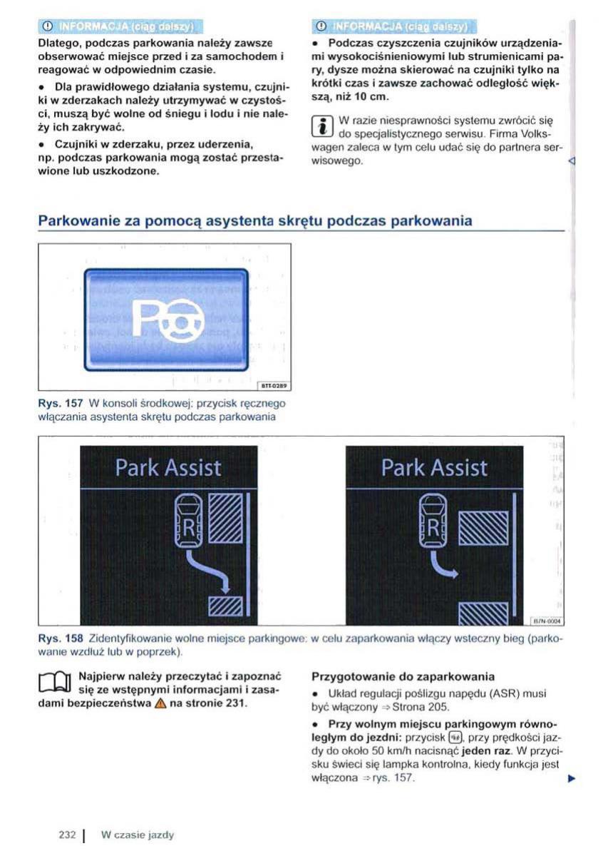 VW Sharan II 2 instrukcja obslugi / page 234