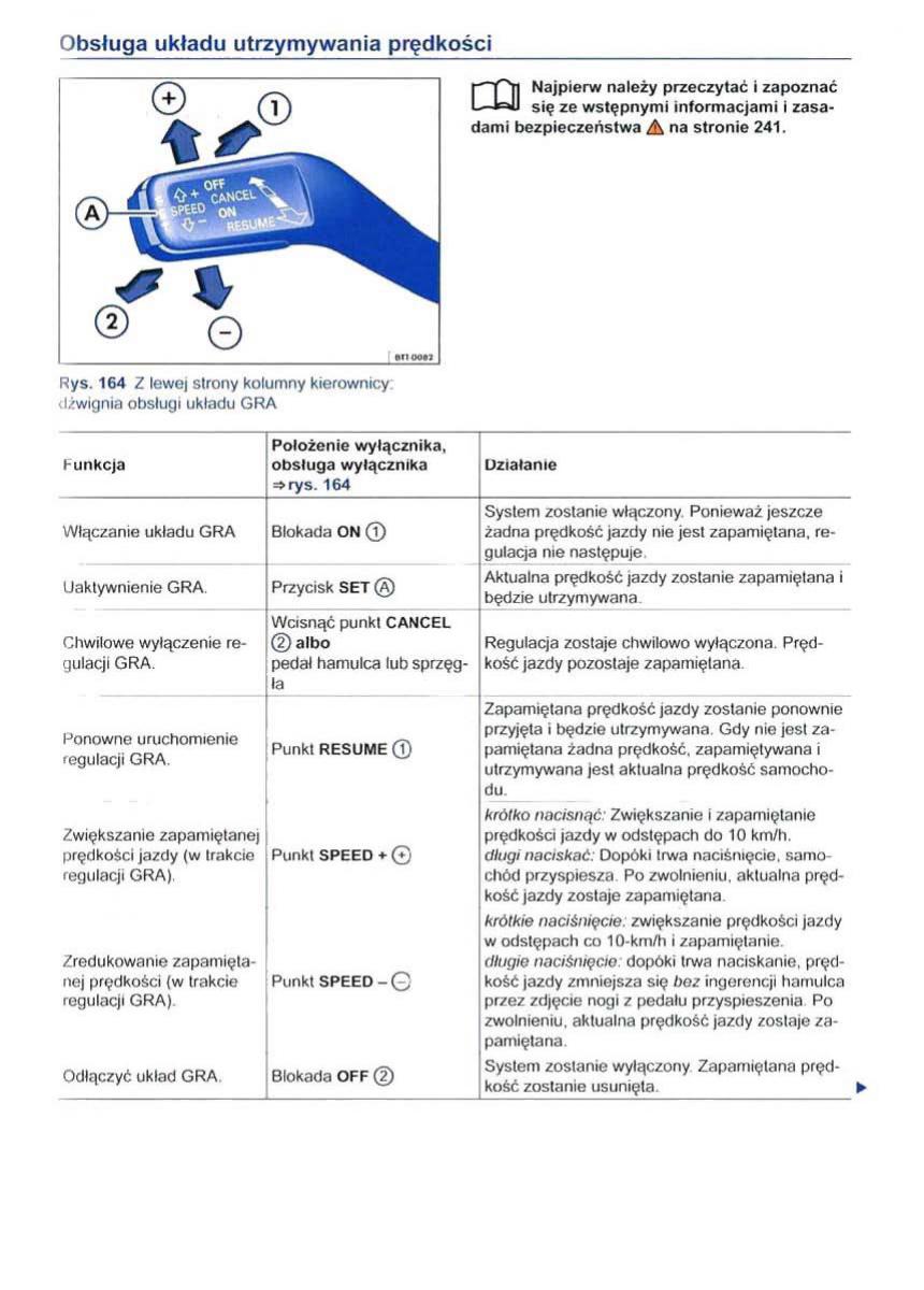 VW Sharan II 2 instrukcja obslugi / page 245