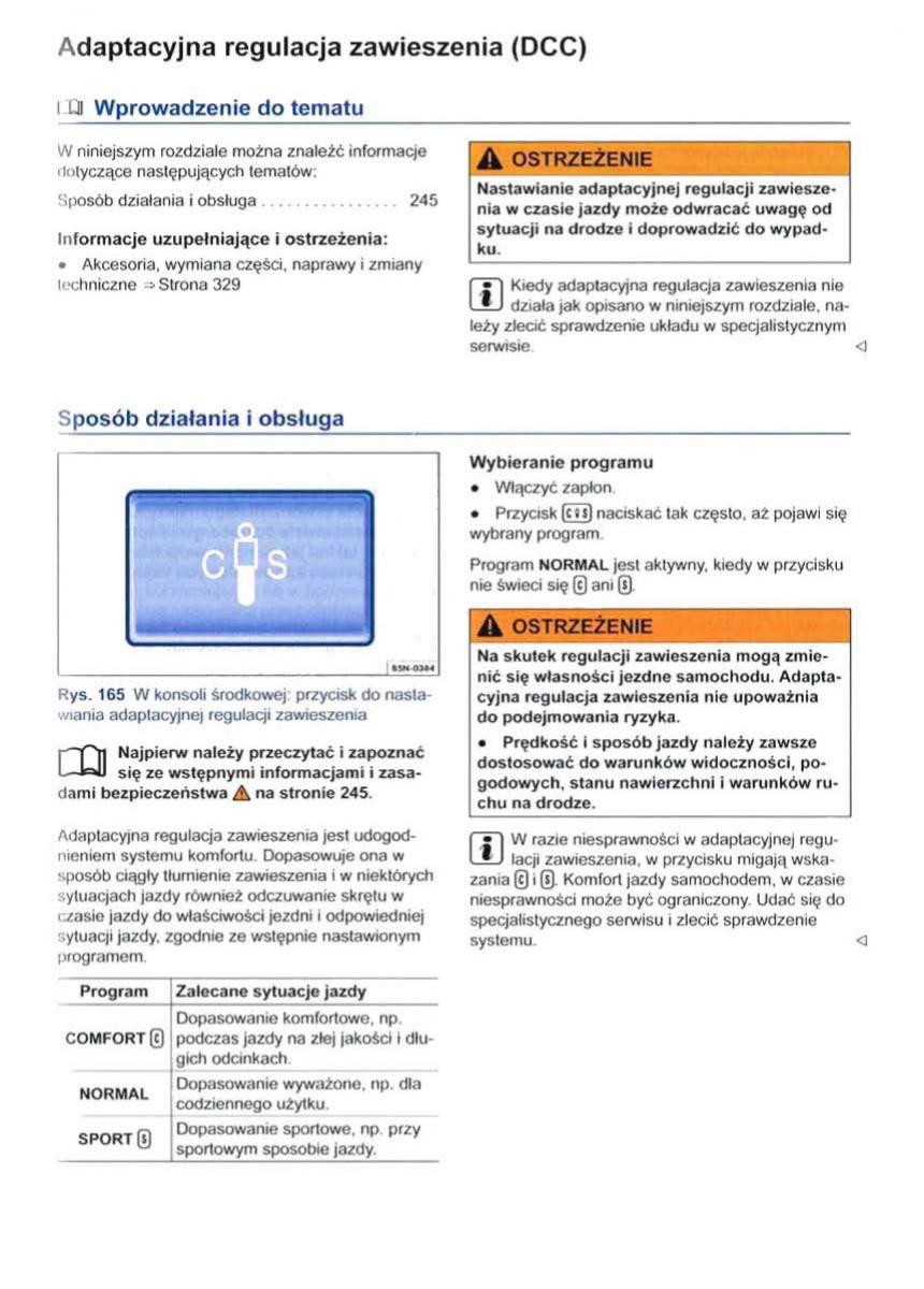 VW Sharan II 2 instrukcja obslugi / page 247