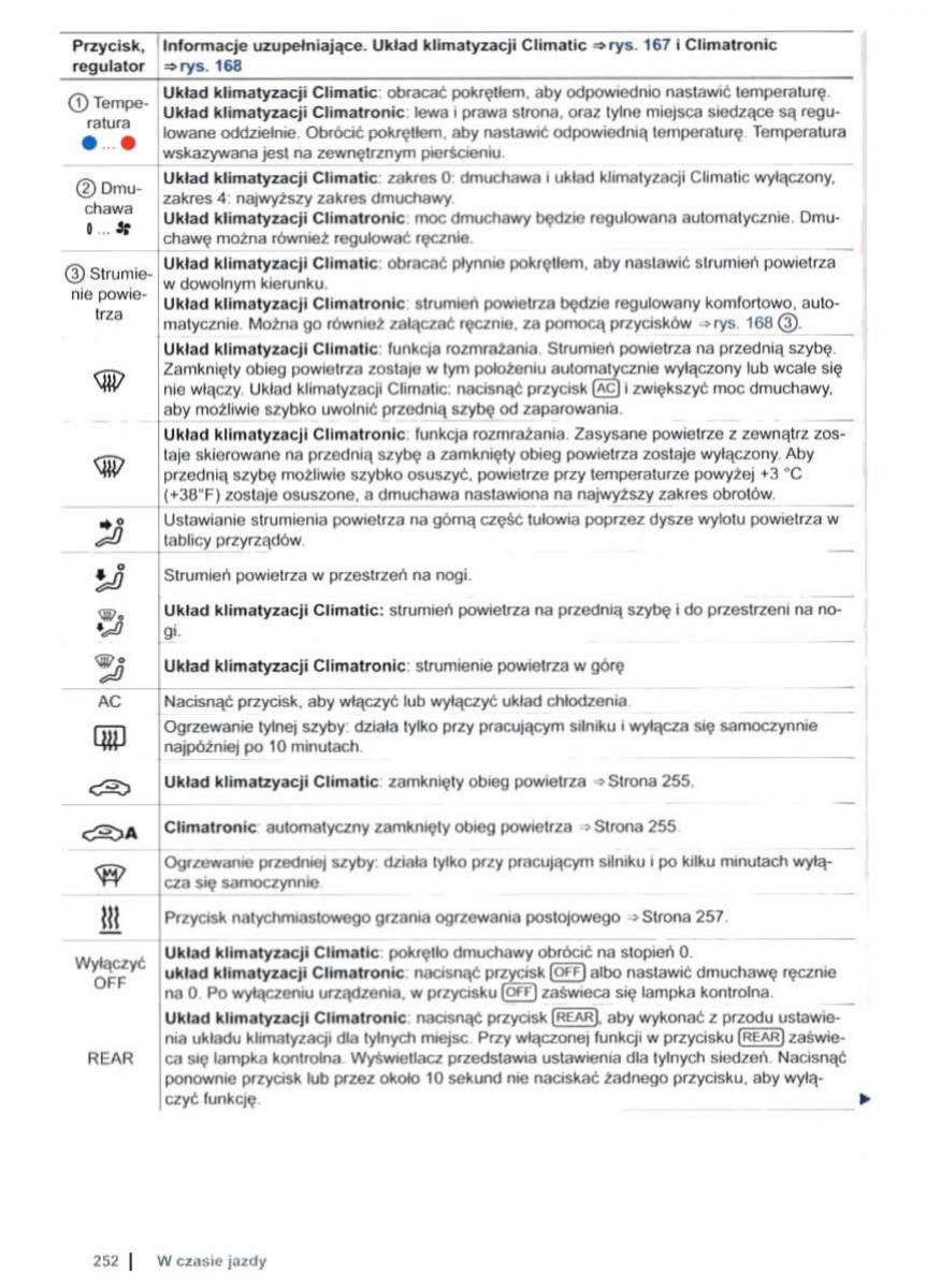 VW Sharan II 2 instrukcja obslugi / page 254