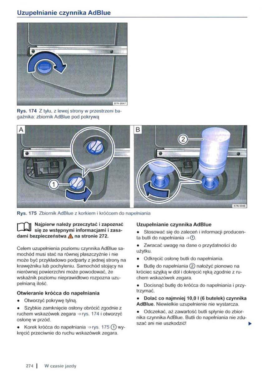 VW Sharan II 2 instrukcja obslugi / page 276