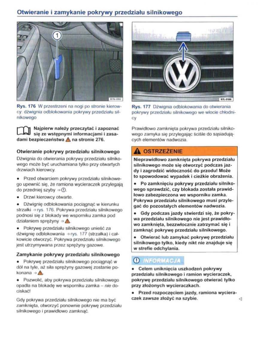 VW Sharan II 2 instrukcja obslugi / page 281