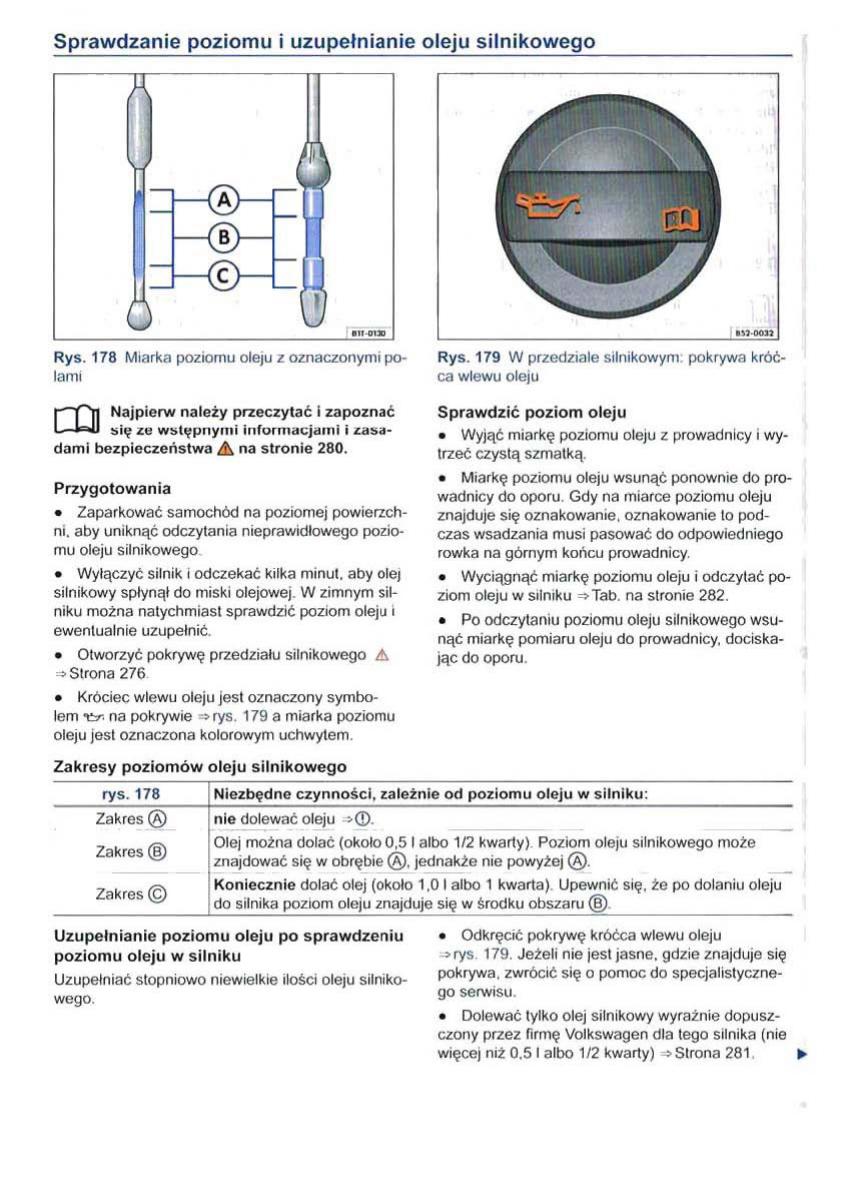 VW Sharan II 2 instrukcja obslugi / page 284