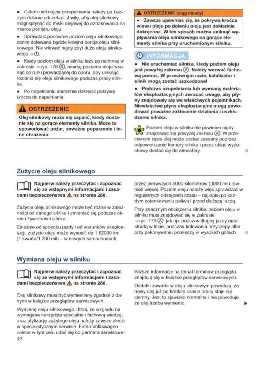 VW Sharan II 2 instrukcja obslugi / page 285