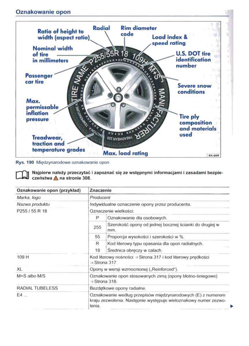 VW Sharan II 2 instrukcja obslugi / page 318