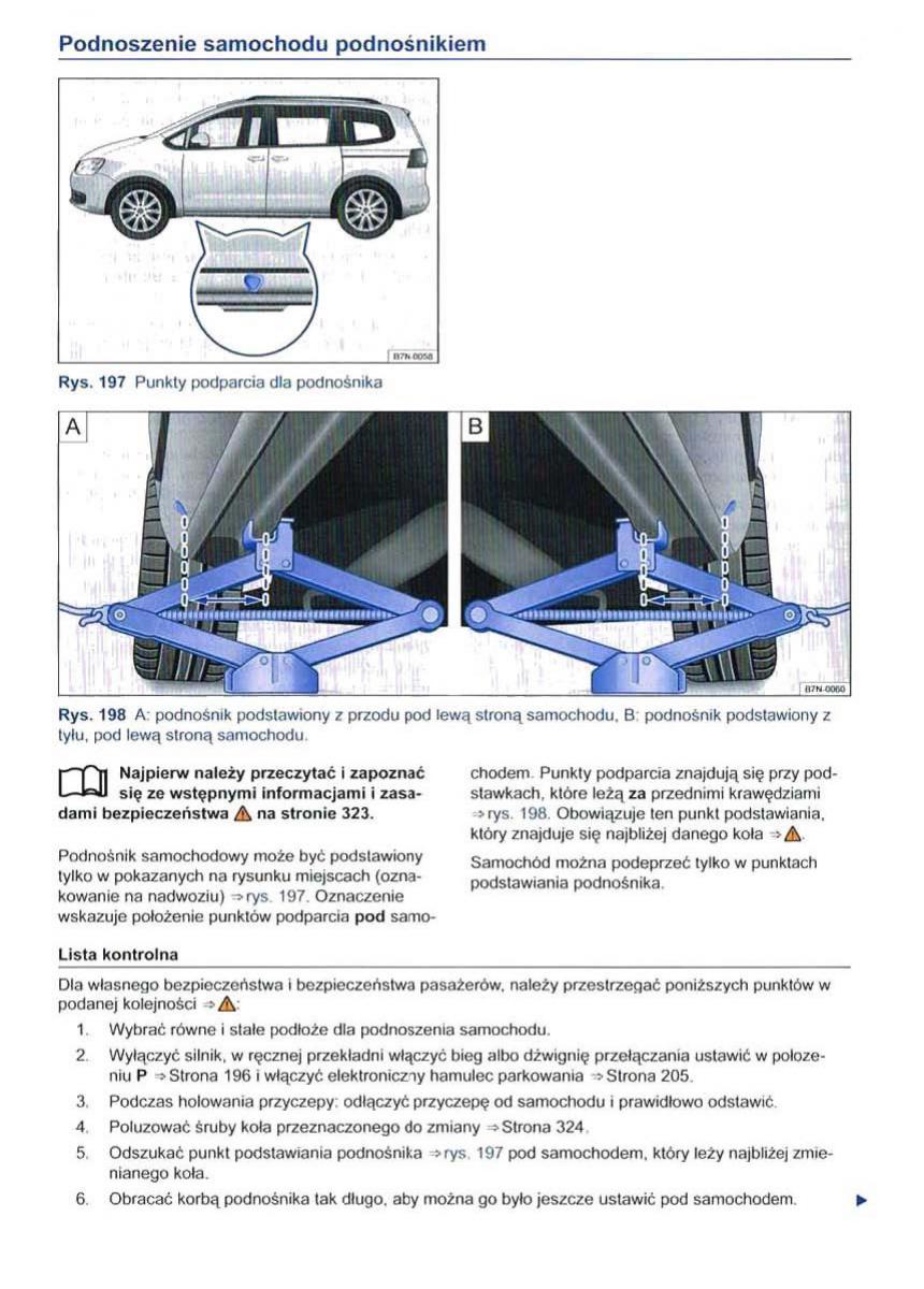 VW Sharan II 2 instrukcja obslugi / page 328