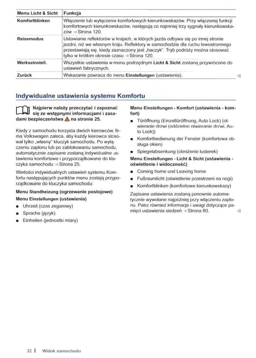 VW Sharan II 2 instrukcja obslugi / page 34