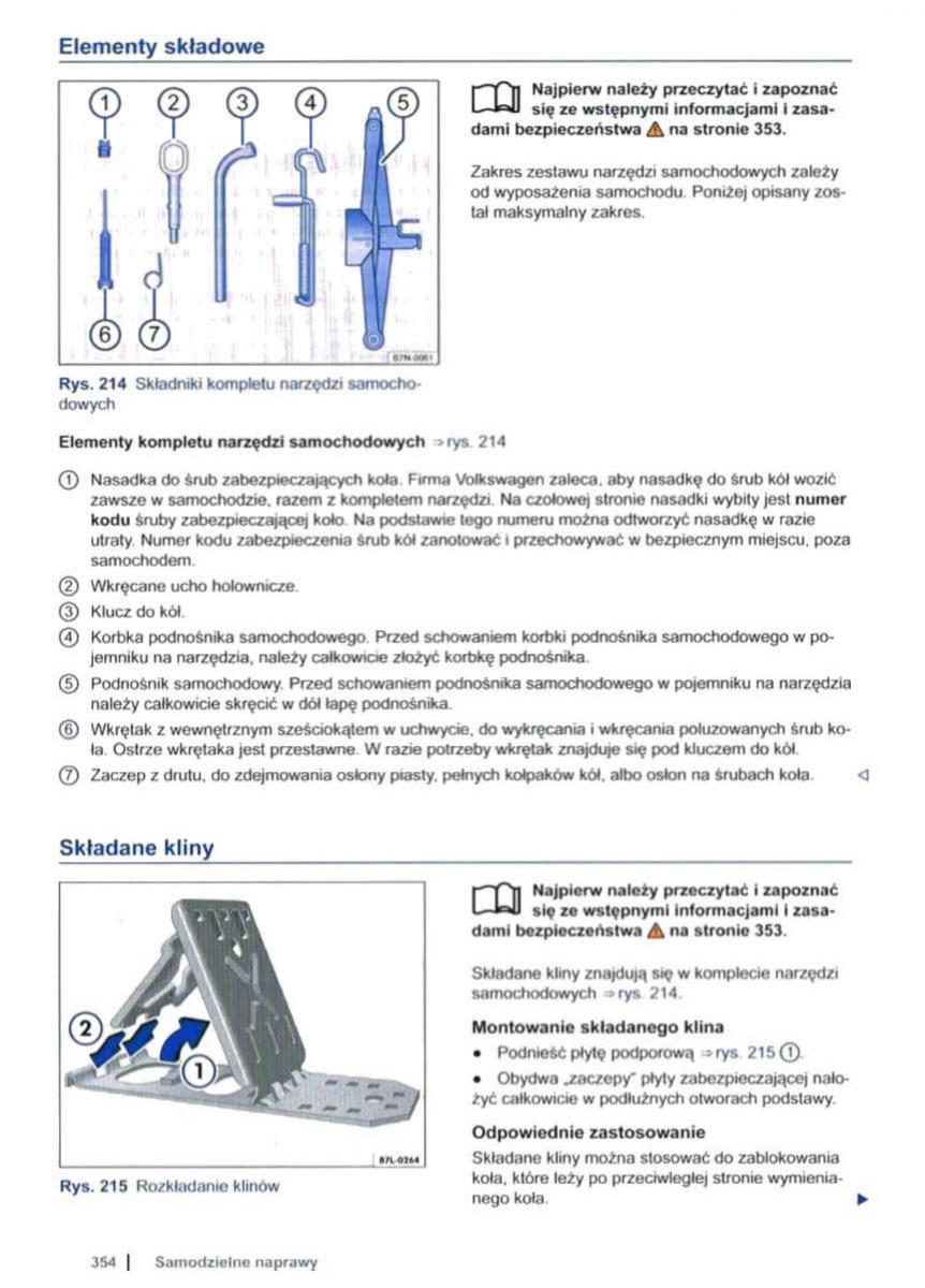 VW Sharan II 2 instrukcja obslugi / page 356