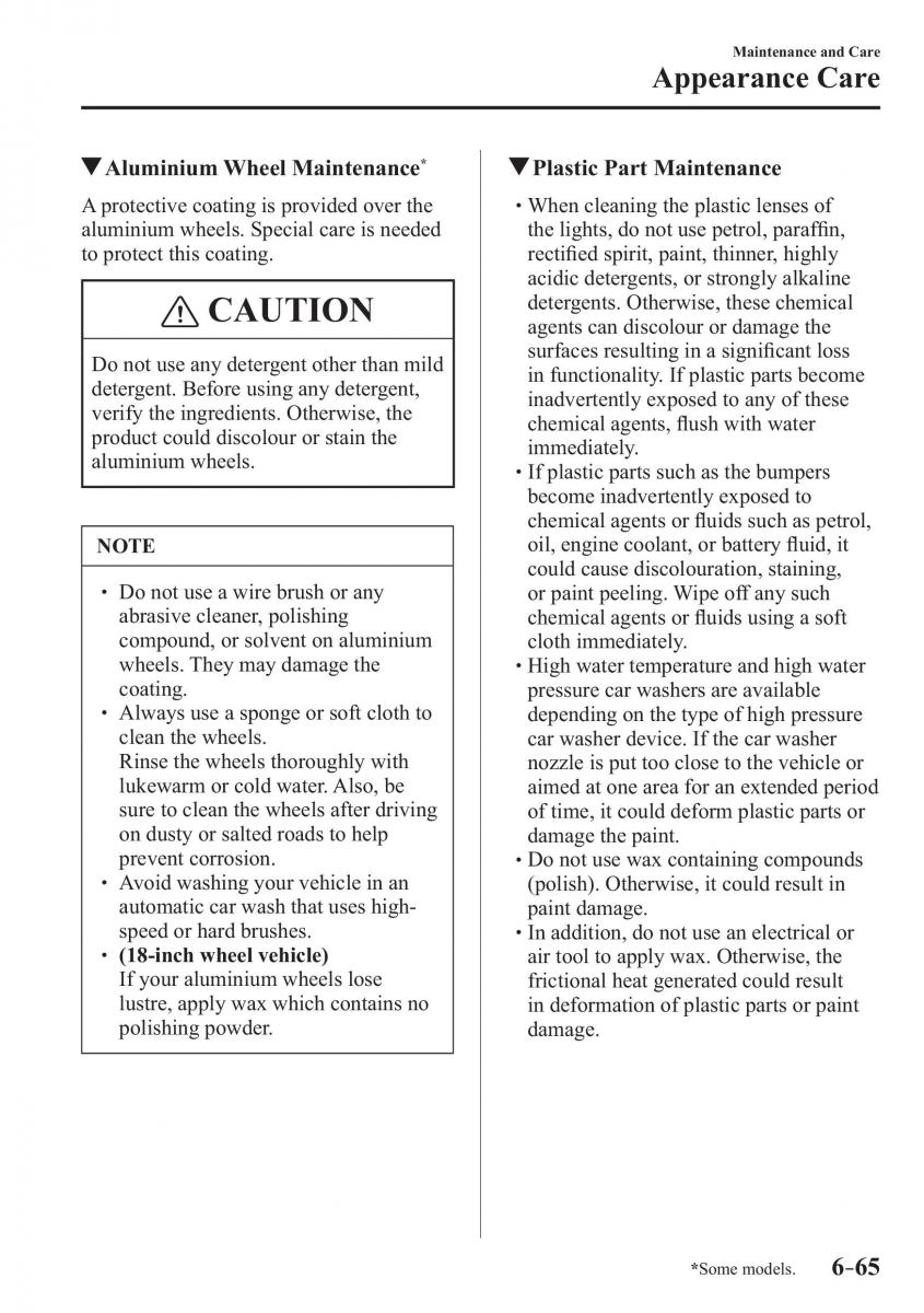 Mazda CX 3 owners manual / page 543