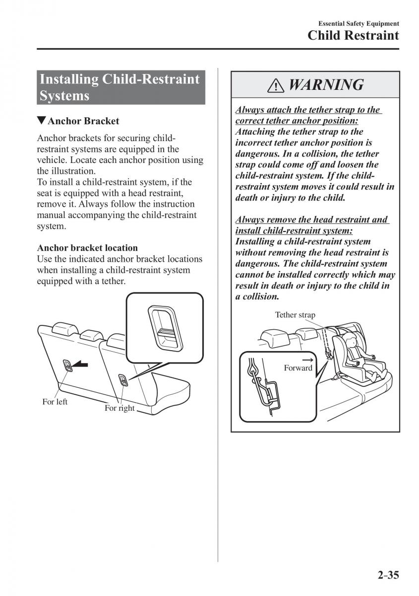 Mazda CX 3 owners manual / page 55