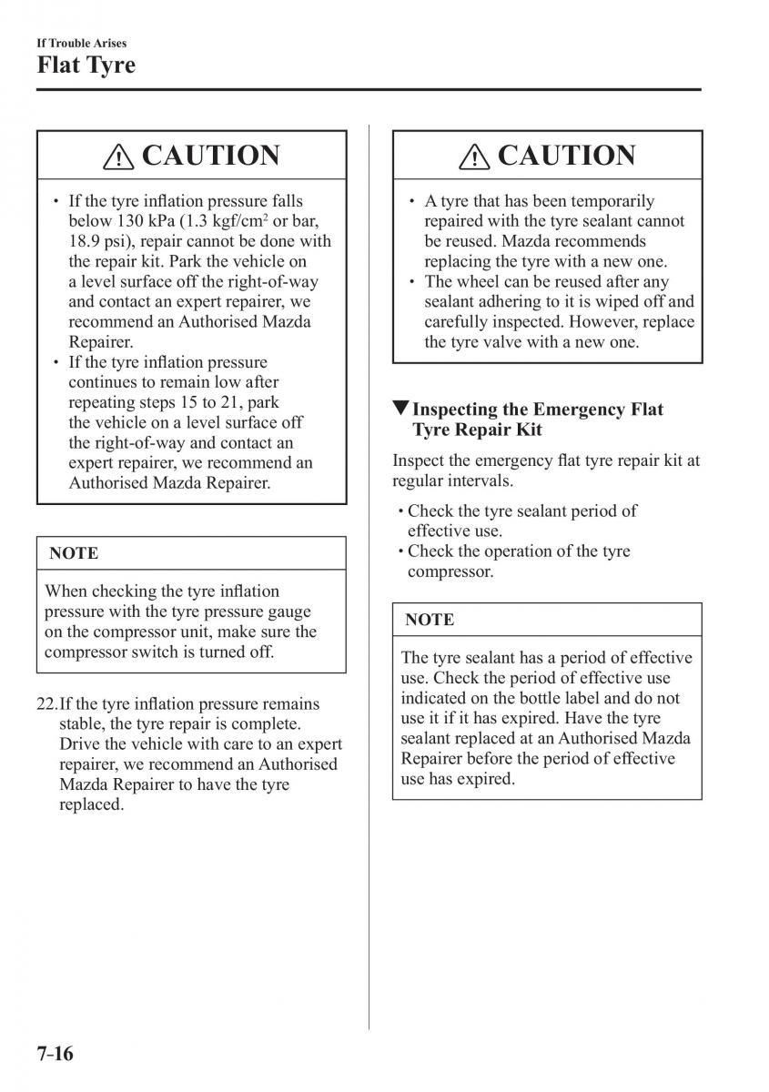 Mazda CX 3 owners manual / page 562