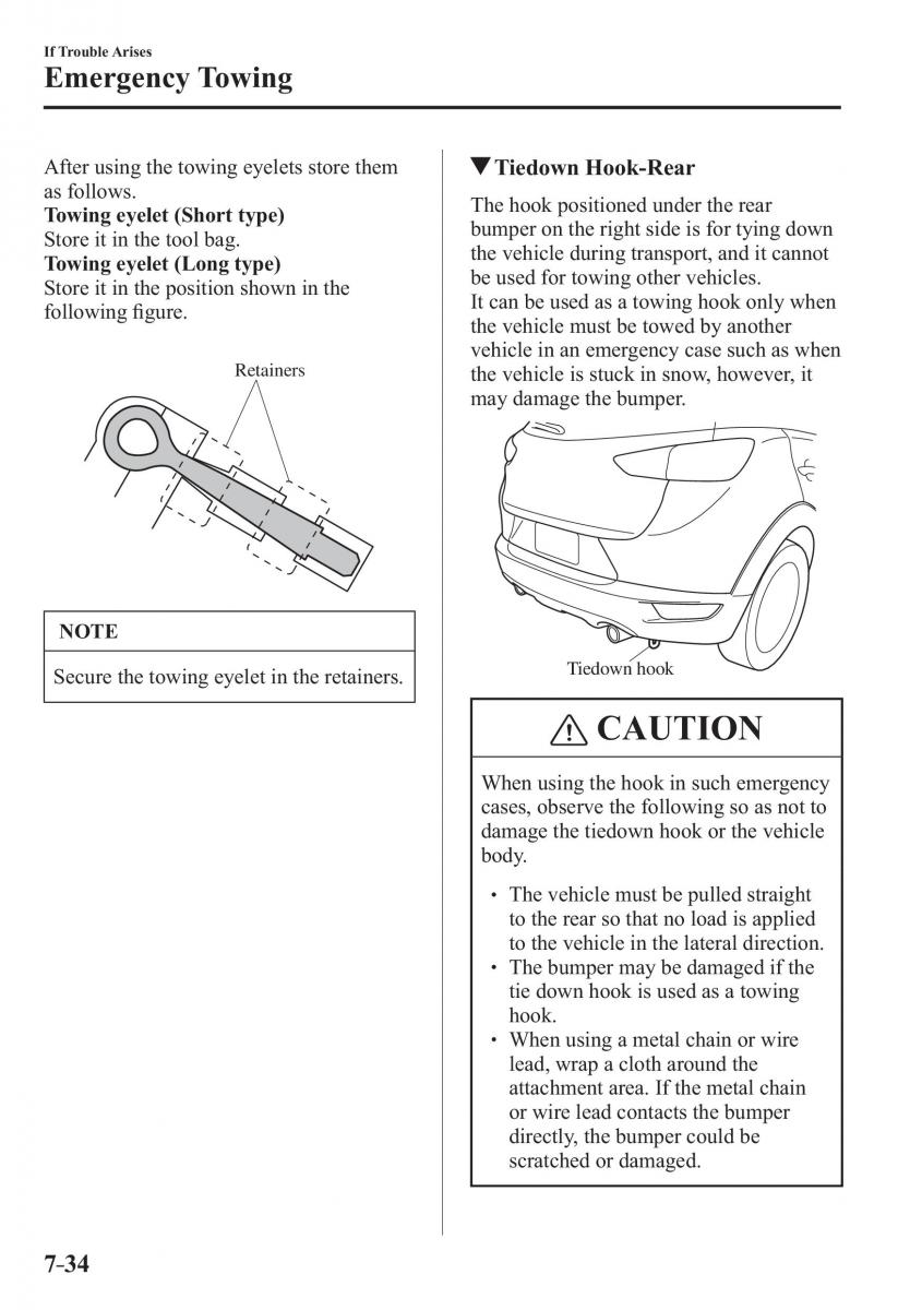 Mazda CX 3 owners manual / page 580