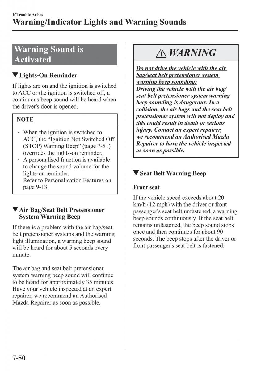 Mazda CX 3 owners manual / page 596