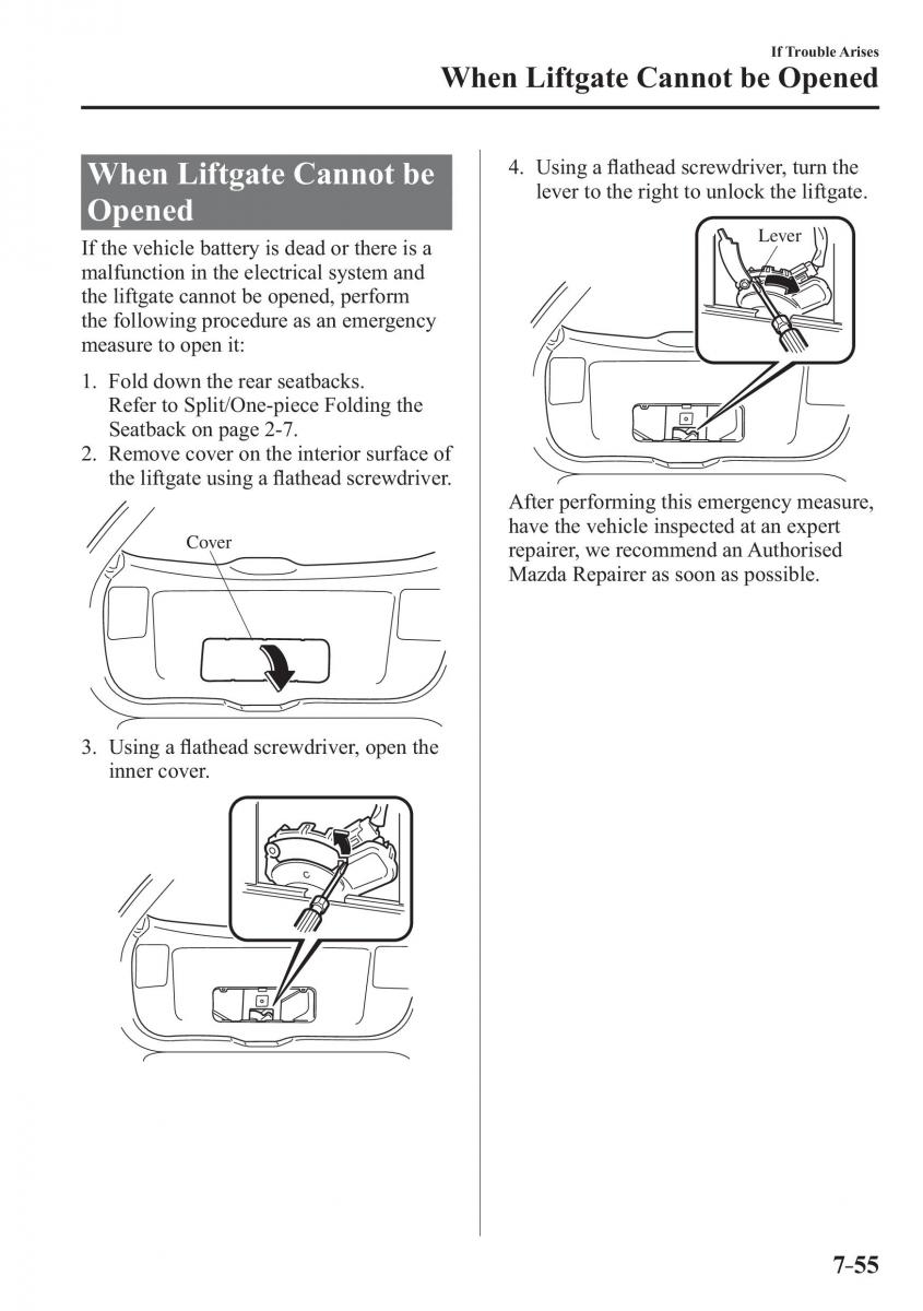 Mazda CX 3 owners manual / page 601