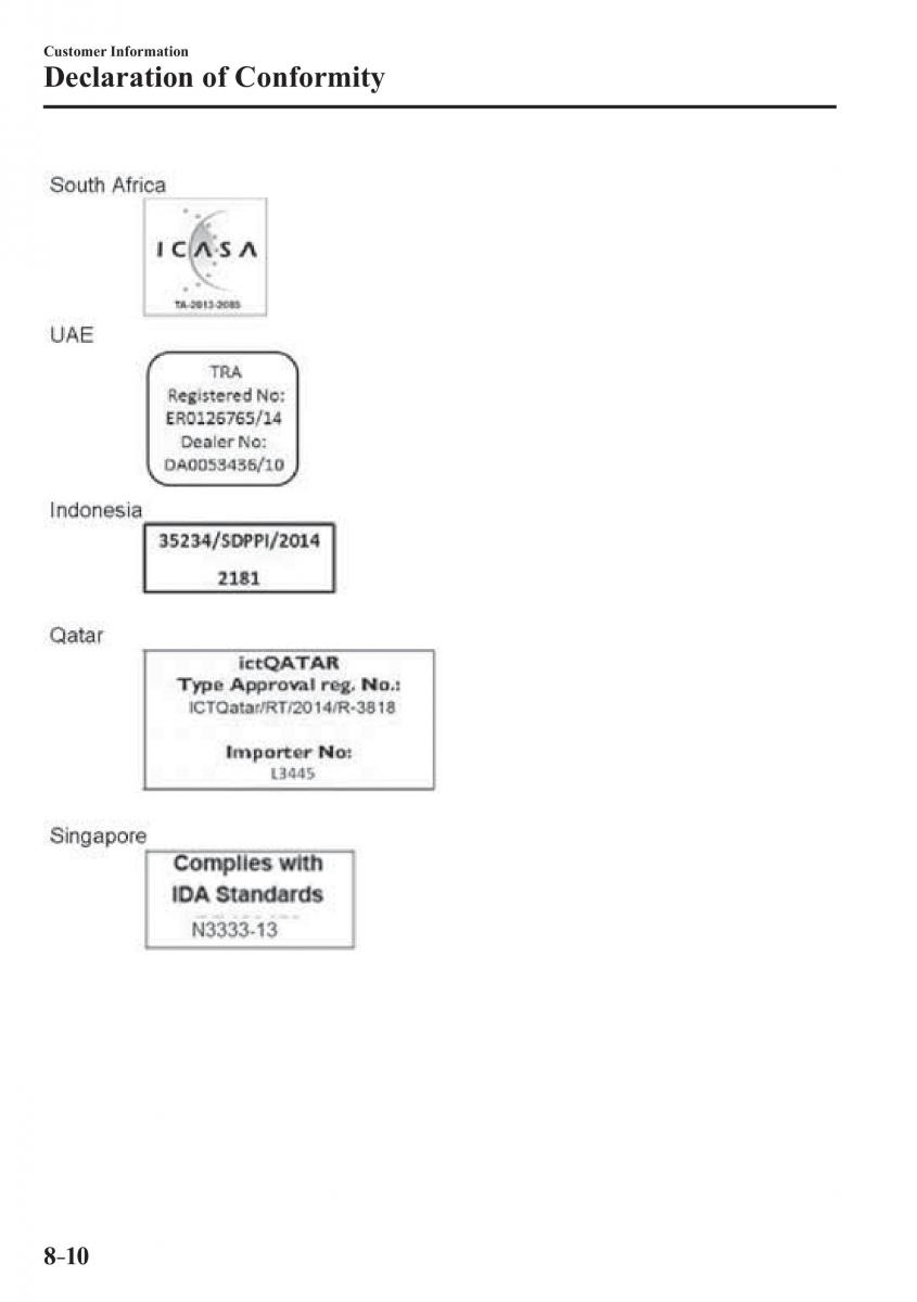 Mazda CX 3 owners manual / page 612