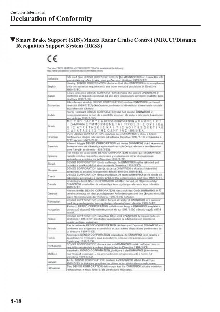 Mazda CX 3 owners manual / page 620