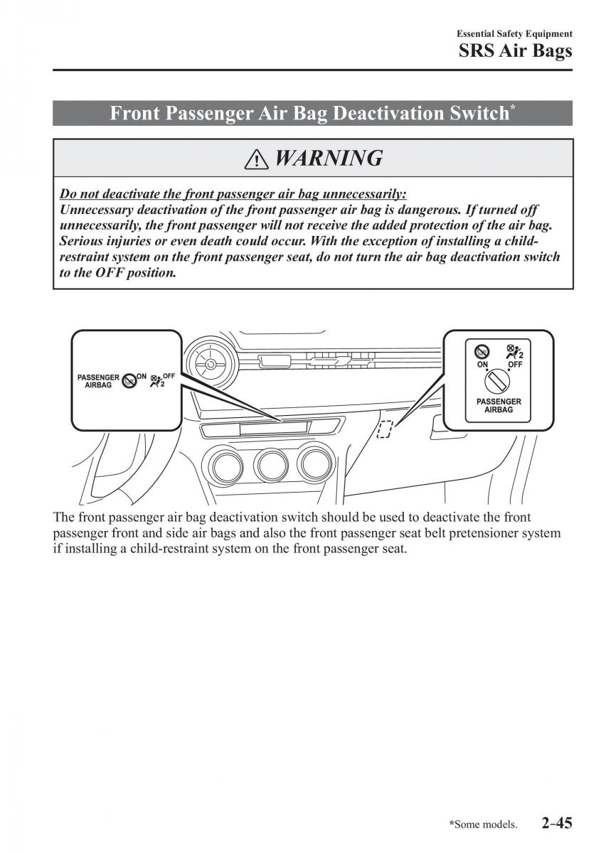 Mazda CX 3 owners manual / page 65