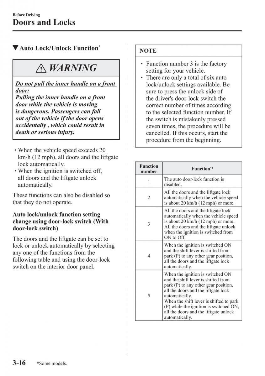 Mazda CX 3 owners manual / page 94