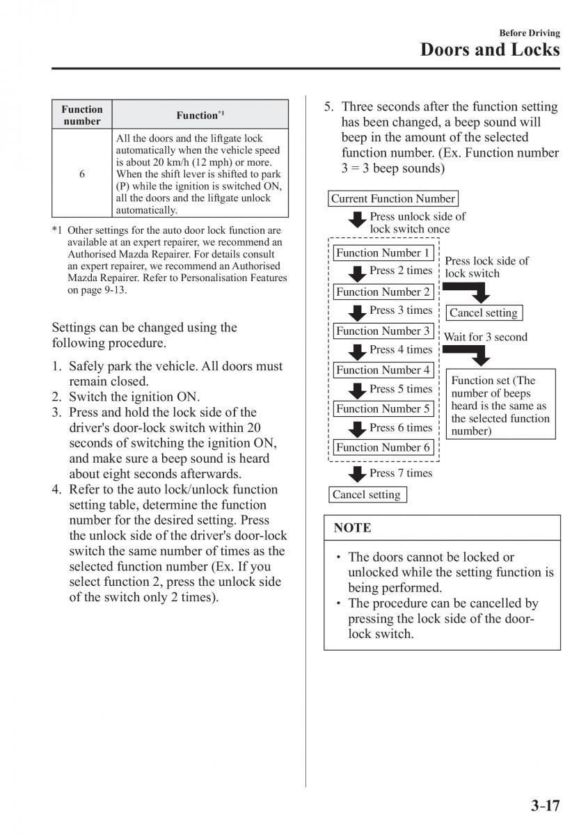 Mazda CX 3 owners manual / page 95