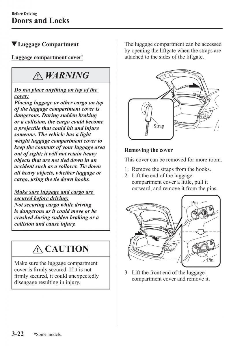 Mazda CX 3 owners manual / page 100