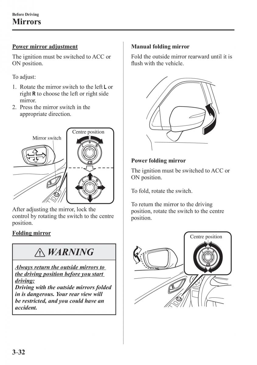 Mazda CX 3 owners manual / page 110