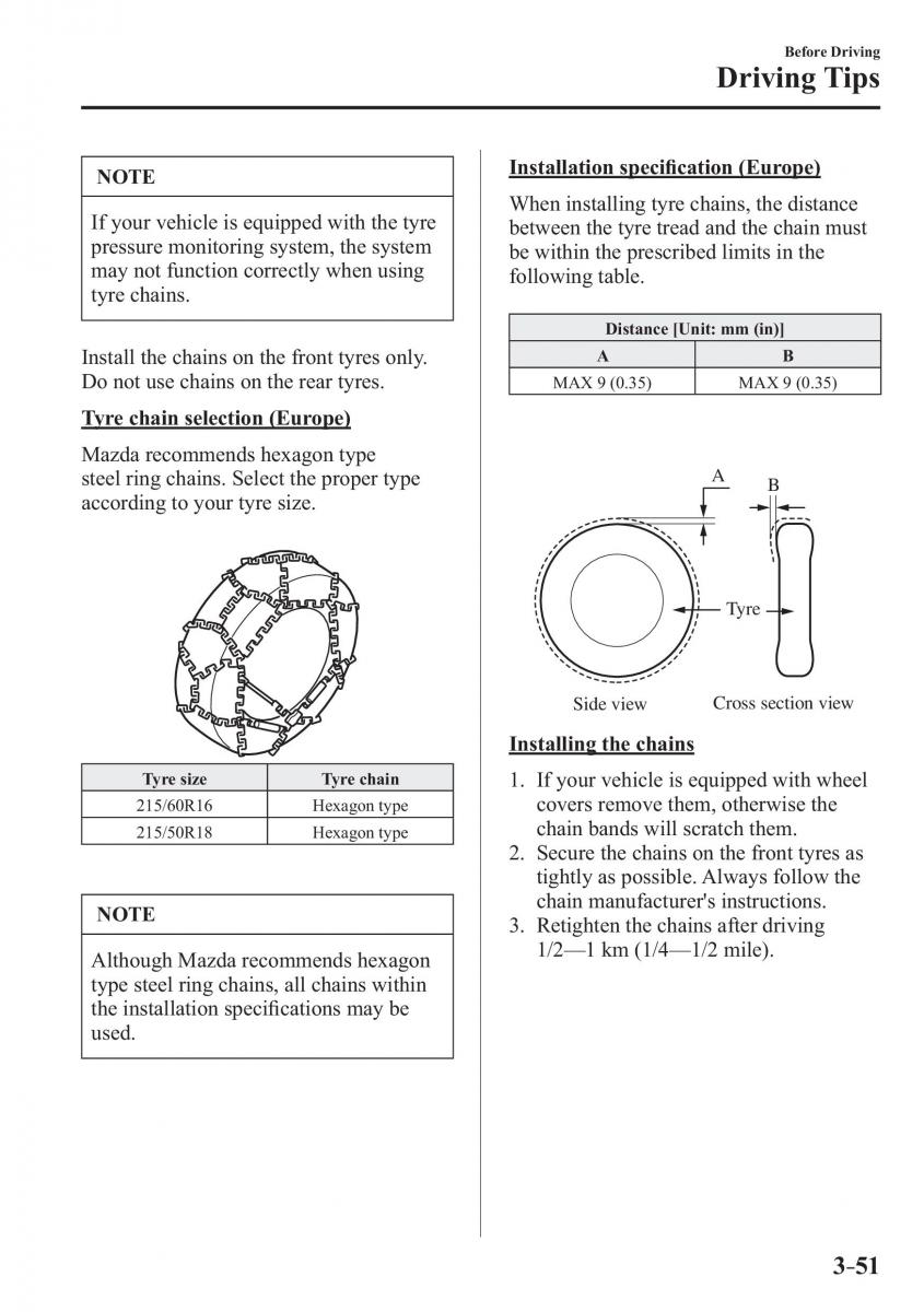 Mazda CX 3 owners manual / page 129