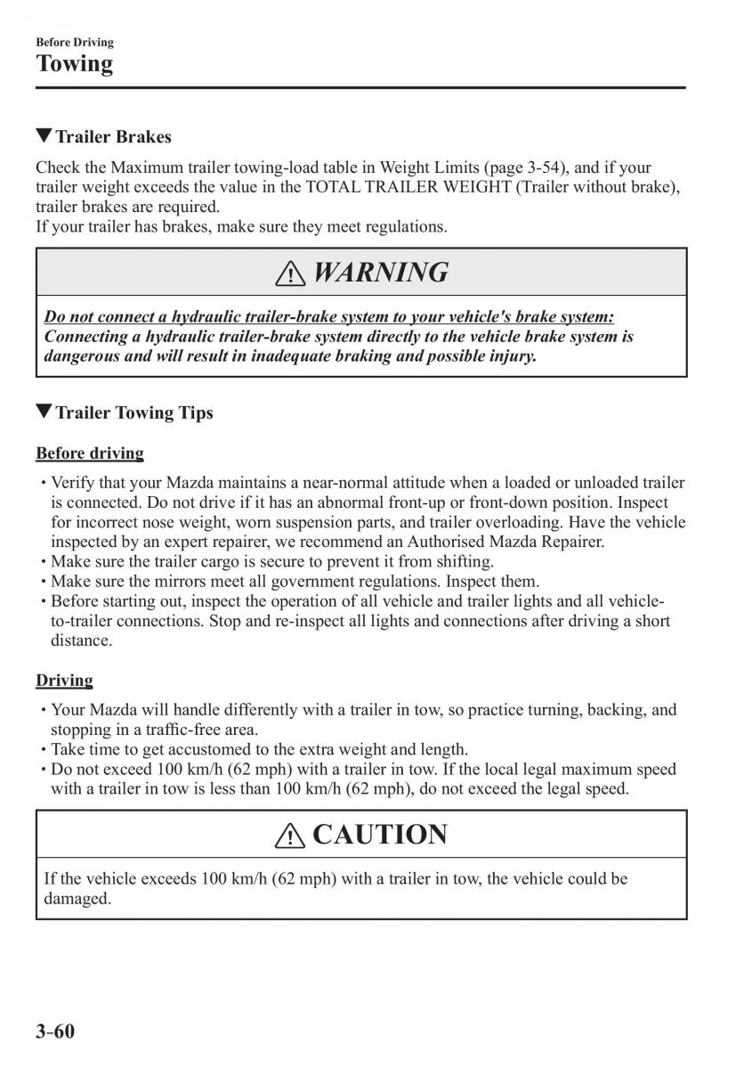 Mazda CX 3 owners manual / page 138