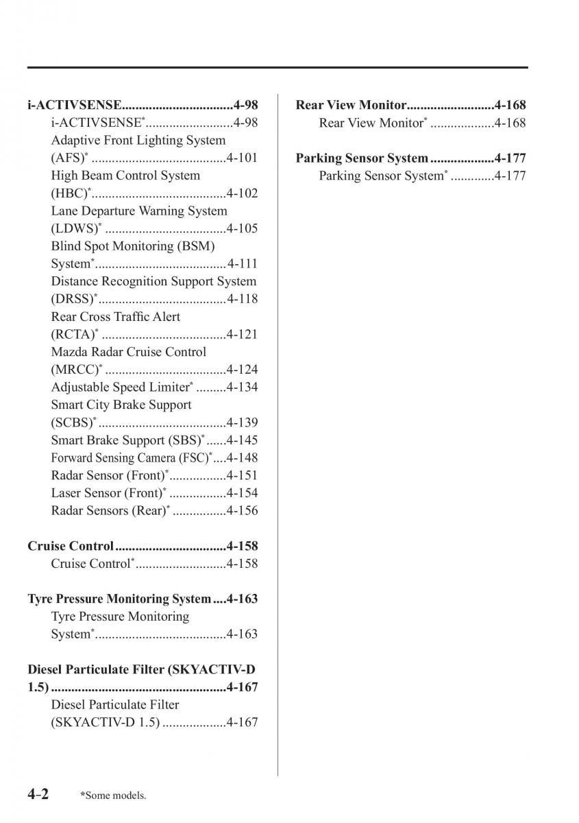 Mazda CX 3 owners manual / page 142