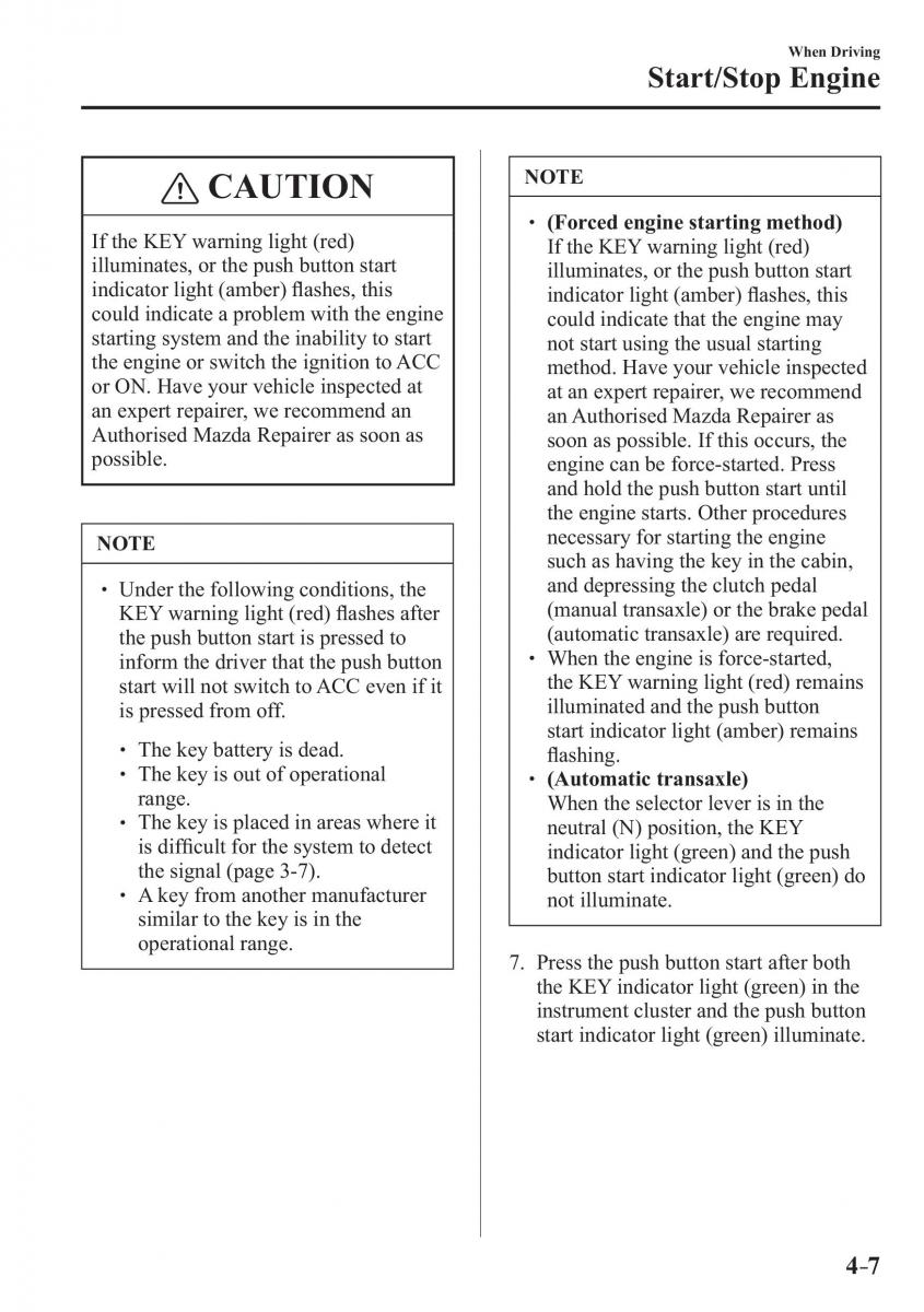 Mazda CX 3 owners manual / page 147