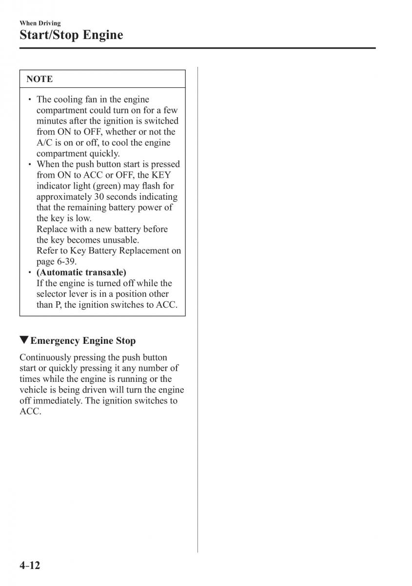 Mazda CX 3 owners manual / page 152