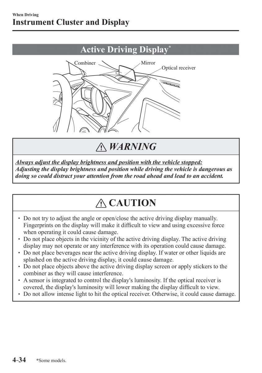 Mazda CX 3 owners manual / page 174