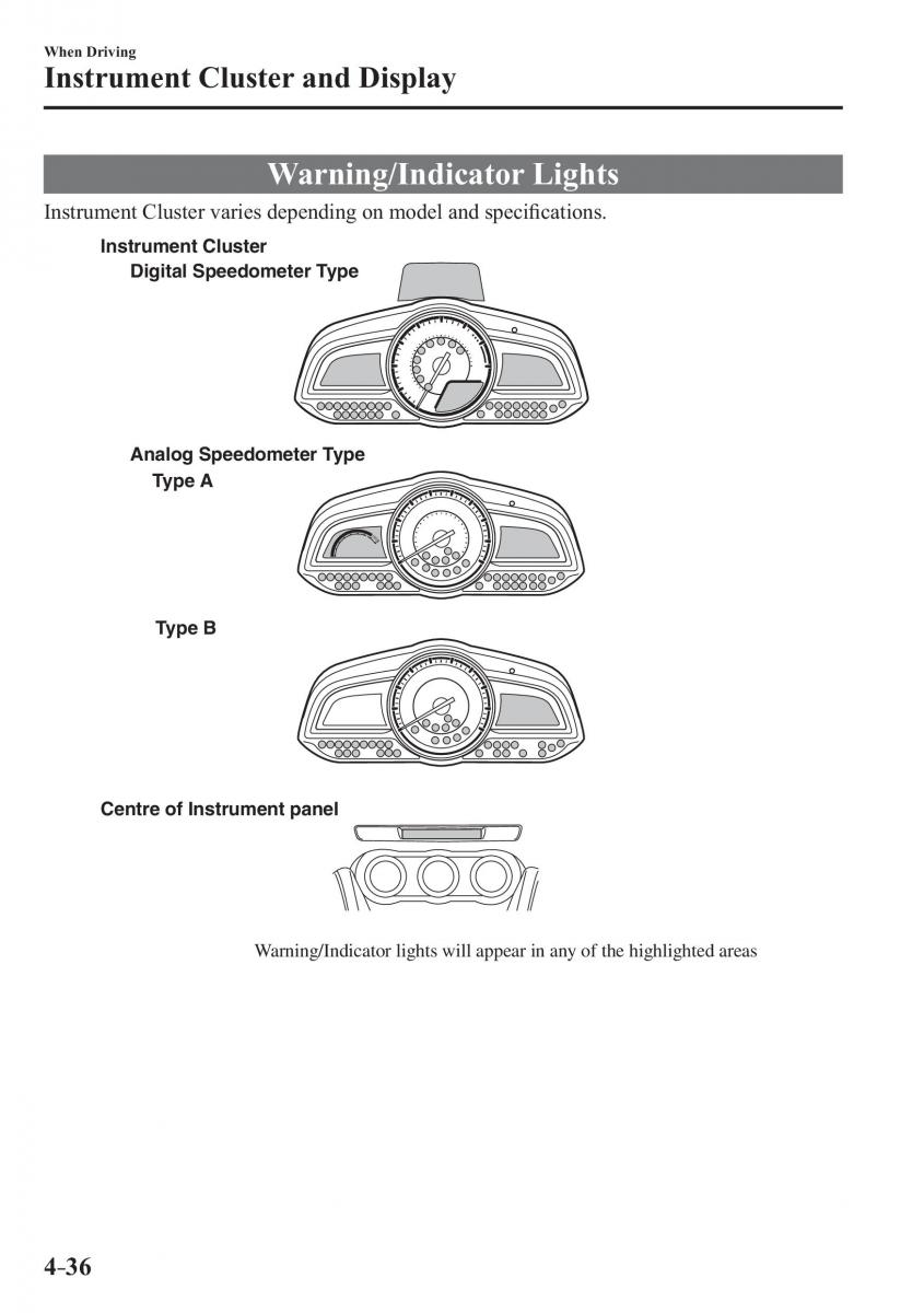 Mazda CX 3 owners manual / page 176