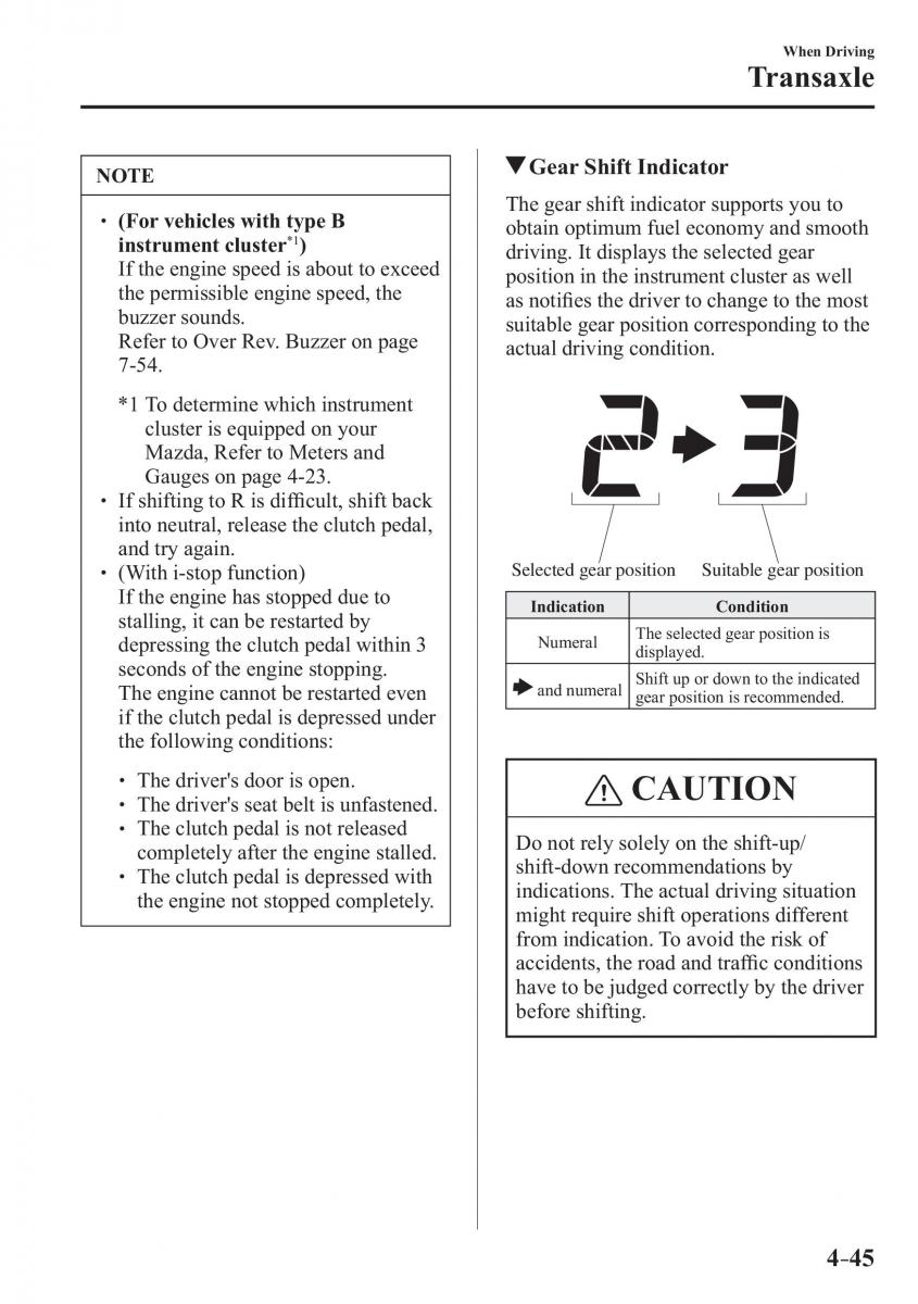 Mazda CX 3 owners manual / page 185