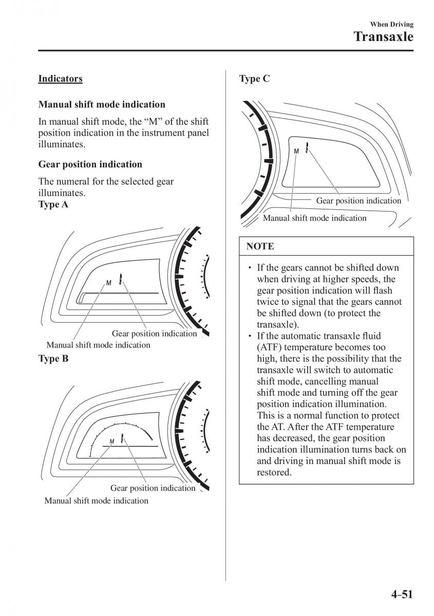 Mazda CX 3 owners manual / page 191