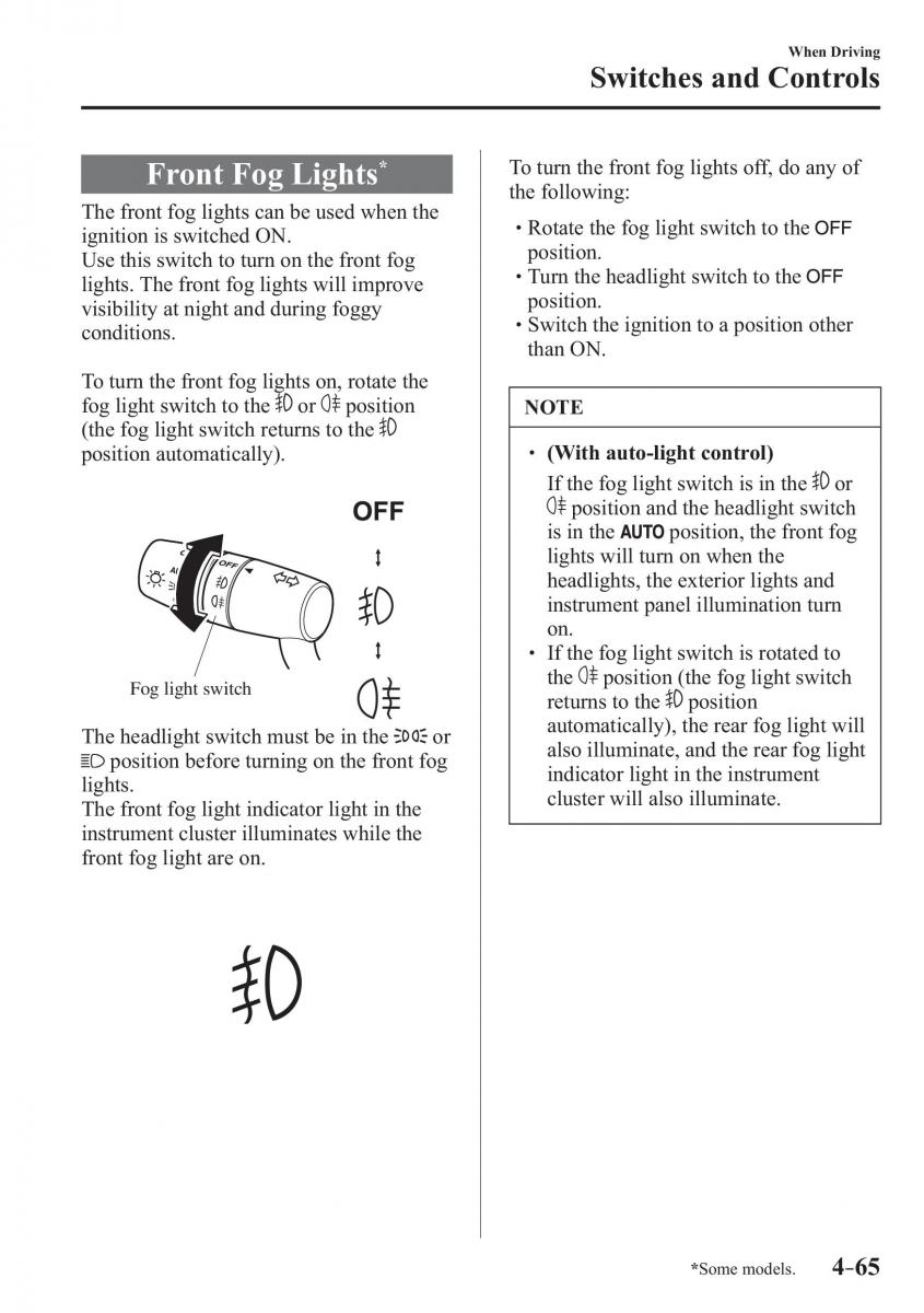 Mazda CX 3 owners manual / page 205