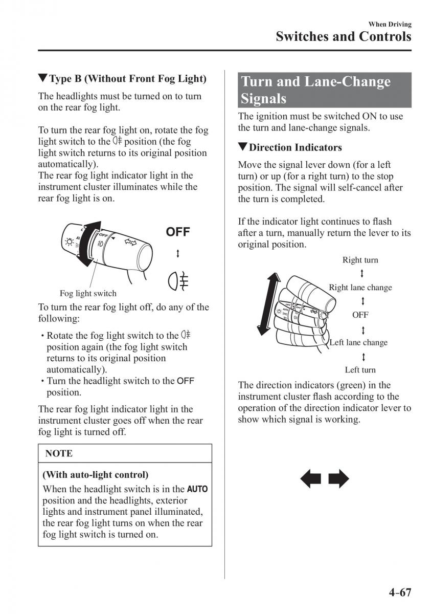 Mazda CX 3 owners manual / page 207