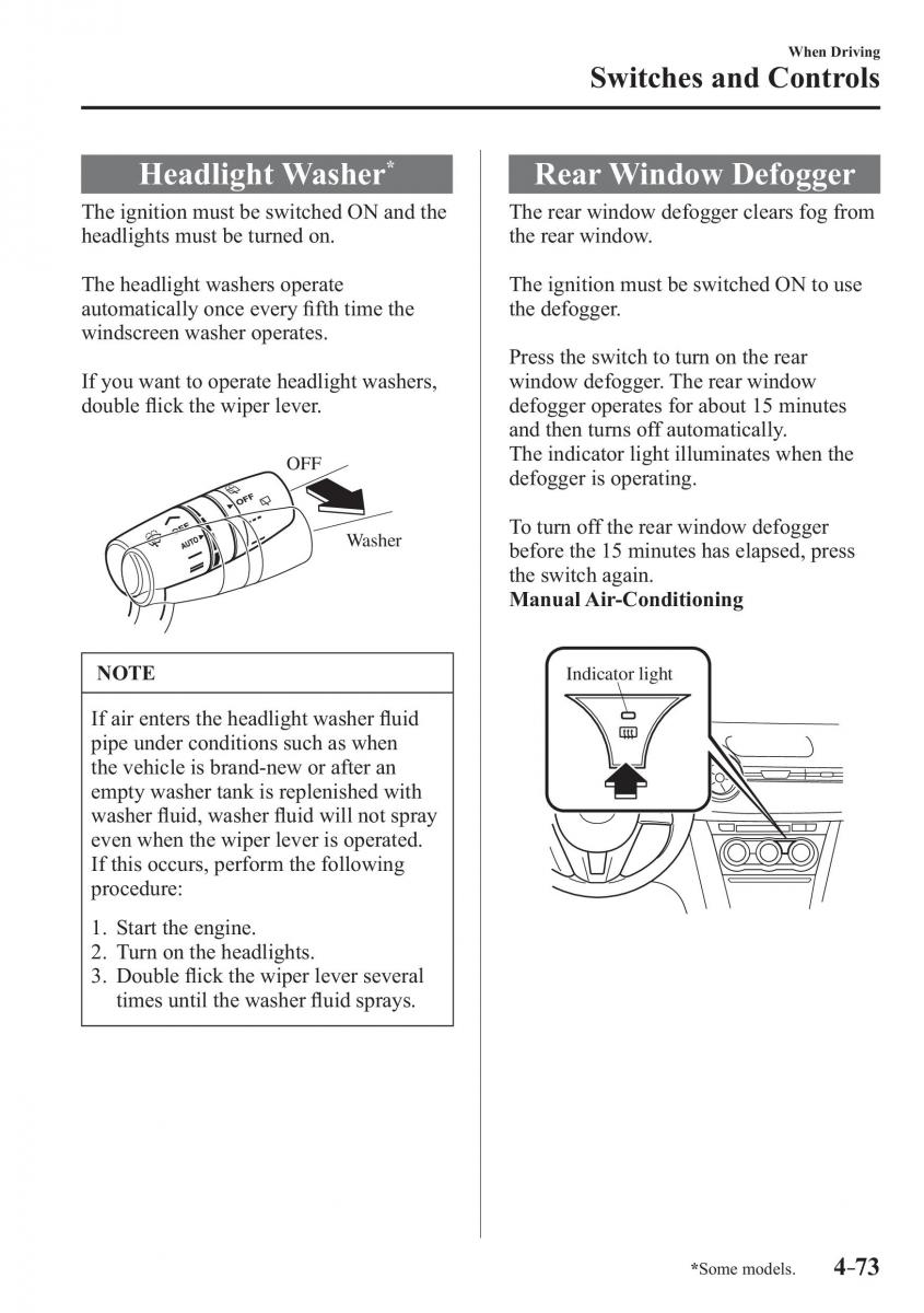 Mazda CX 3 owners manual / page 213