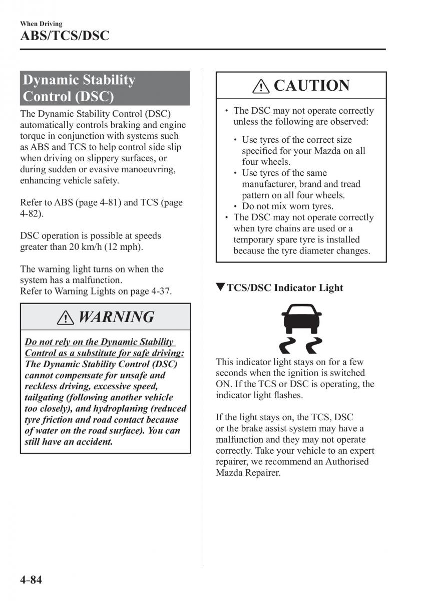 Mazda CX 3 owners manual / page 224