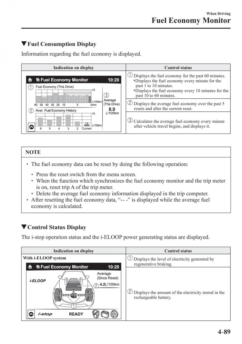 Mazda CX 3 owners manual / page 229