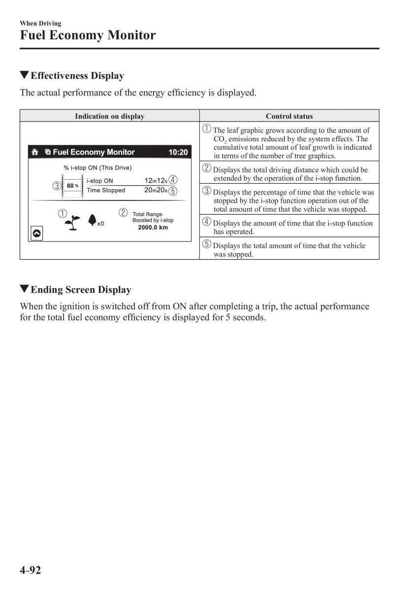 Mazda CX 3 owners manual / page 232