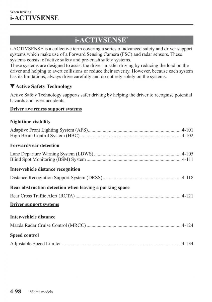 Mazda CX 3 owners manual / page 238